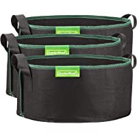 Los mejores  - GardenMate 3X 15L Bolsas de Tela no Tejida para Plantas - Altura 15 cm Ø 35 cm - GREENLINE